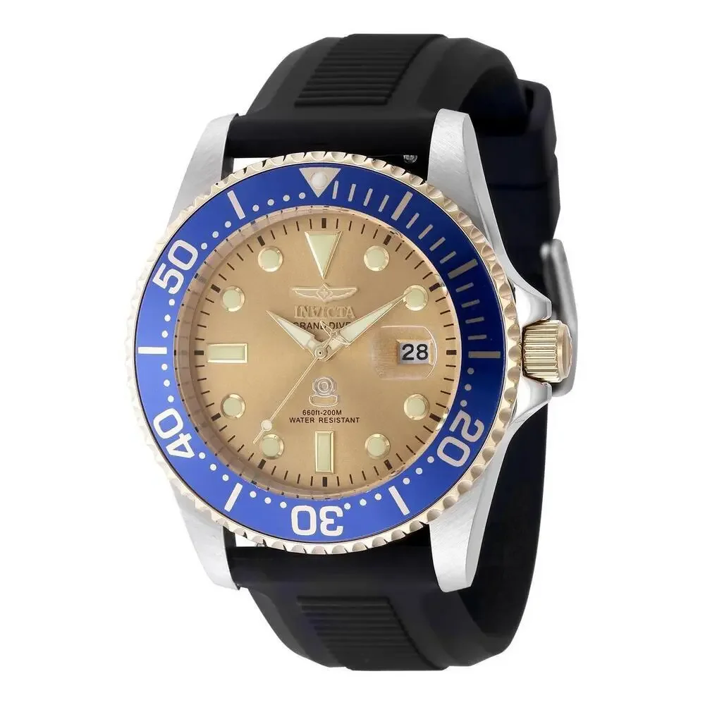 NWT Invicta 48216 Pro Diver | 3-Hand | Gold | Men's Watch